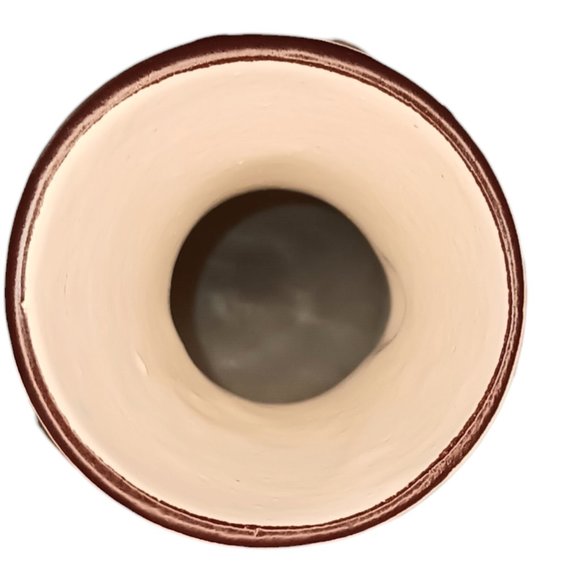 Bay Keramik Pitcher Mid-century Modern Brown Turquoise Yellow - Picture 10 of 10